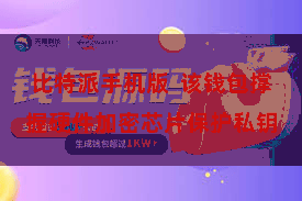 比特派手机版  该钱包撑握硬件加密芯片保护私钥